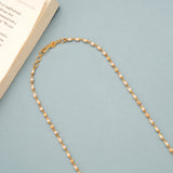 Classic pearl Design Gold Mala