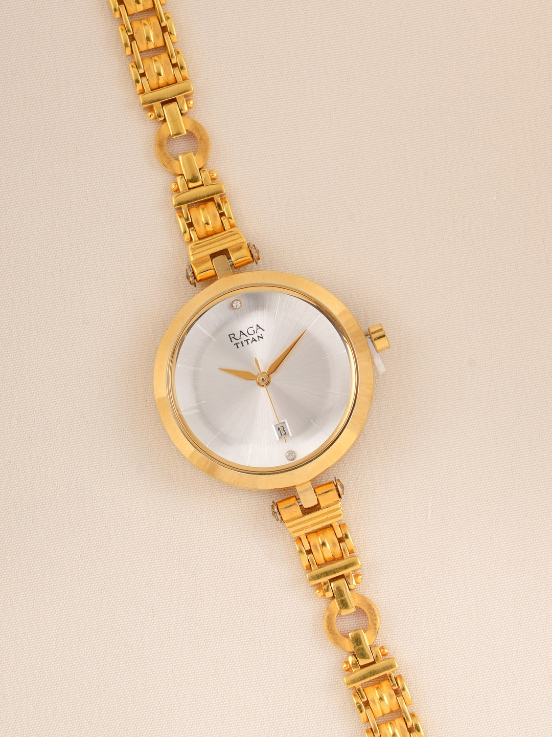Stylish 'Titan Raga' Gold women's  Watch
