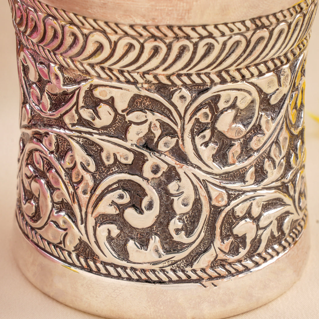 Antique Silver Panchapatra Set