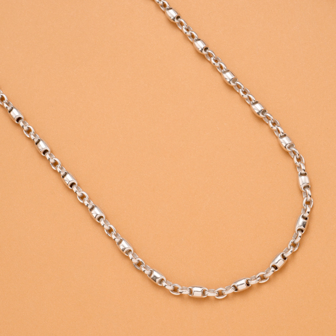 Stylish Masculine Silver Men's Chain