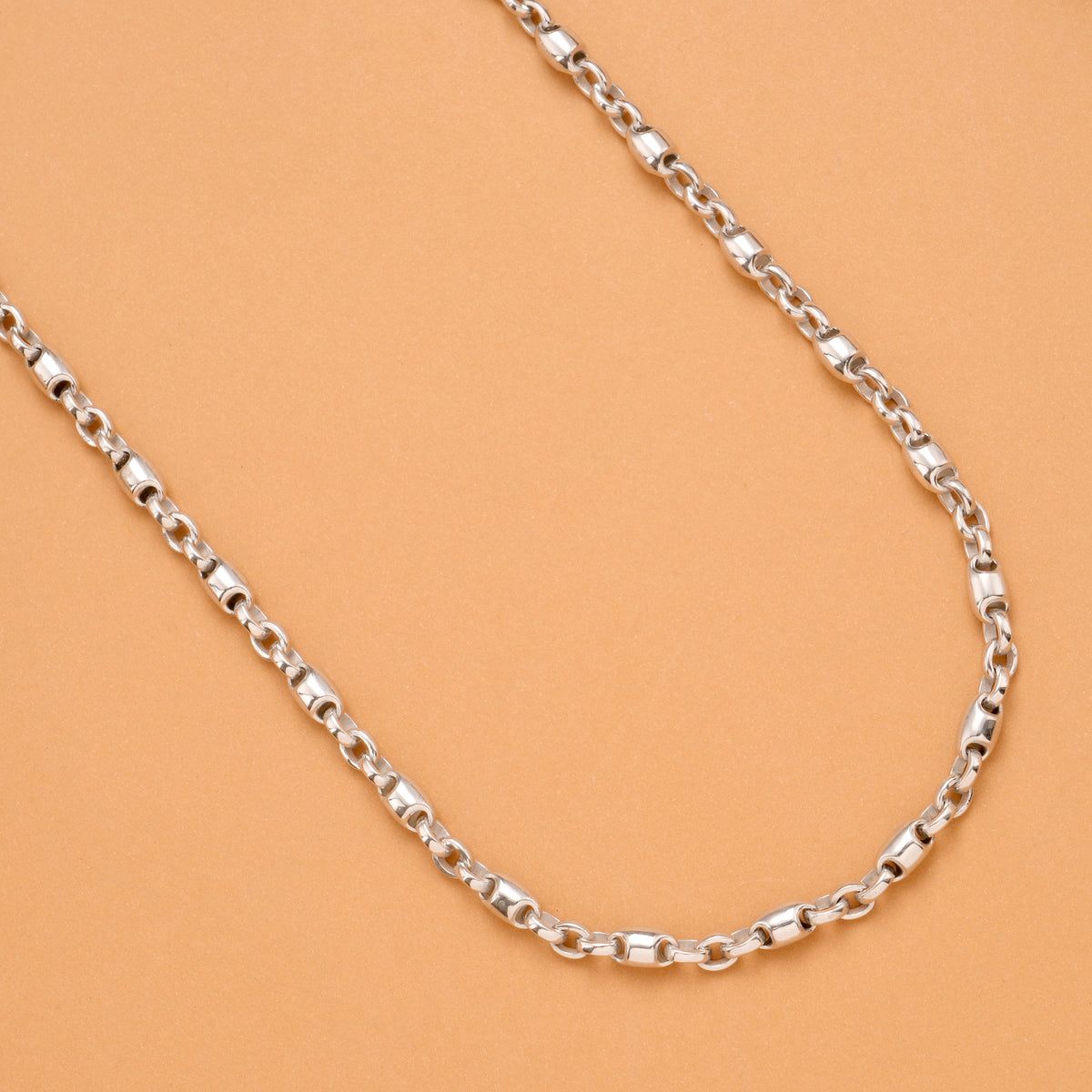 Stylish Masculine Silver Men's Chain