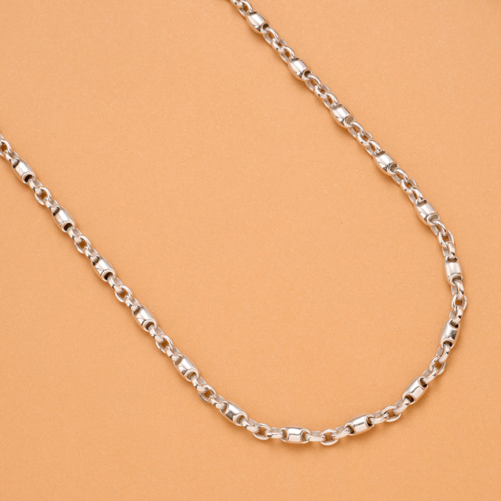 Stylish Masculine Silver Men's Chain