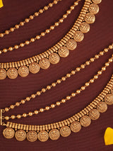 Triple Layered Balls with Lakshmi Coin Gold Mattal