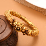 Traditional Adjustable Yali Gold Kada