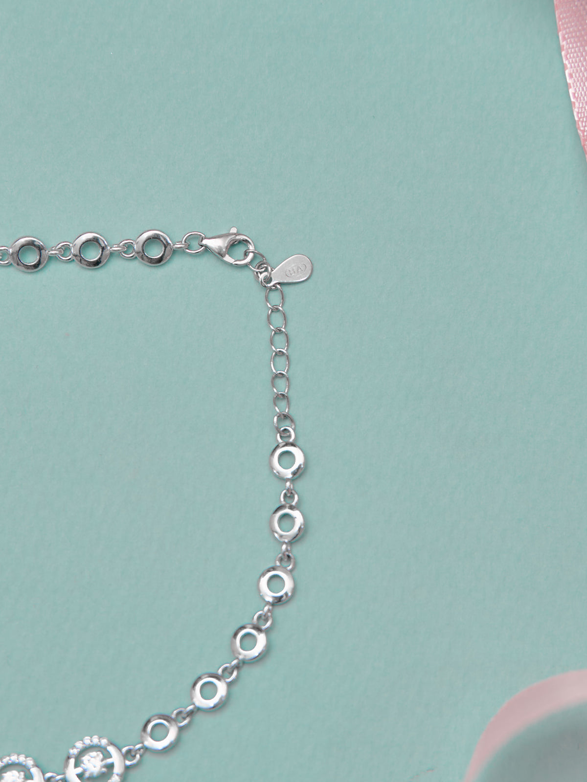Elegant Crystal Charm Anklet