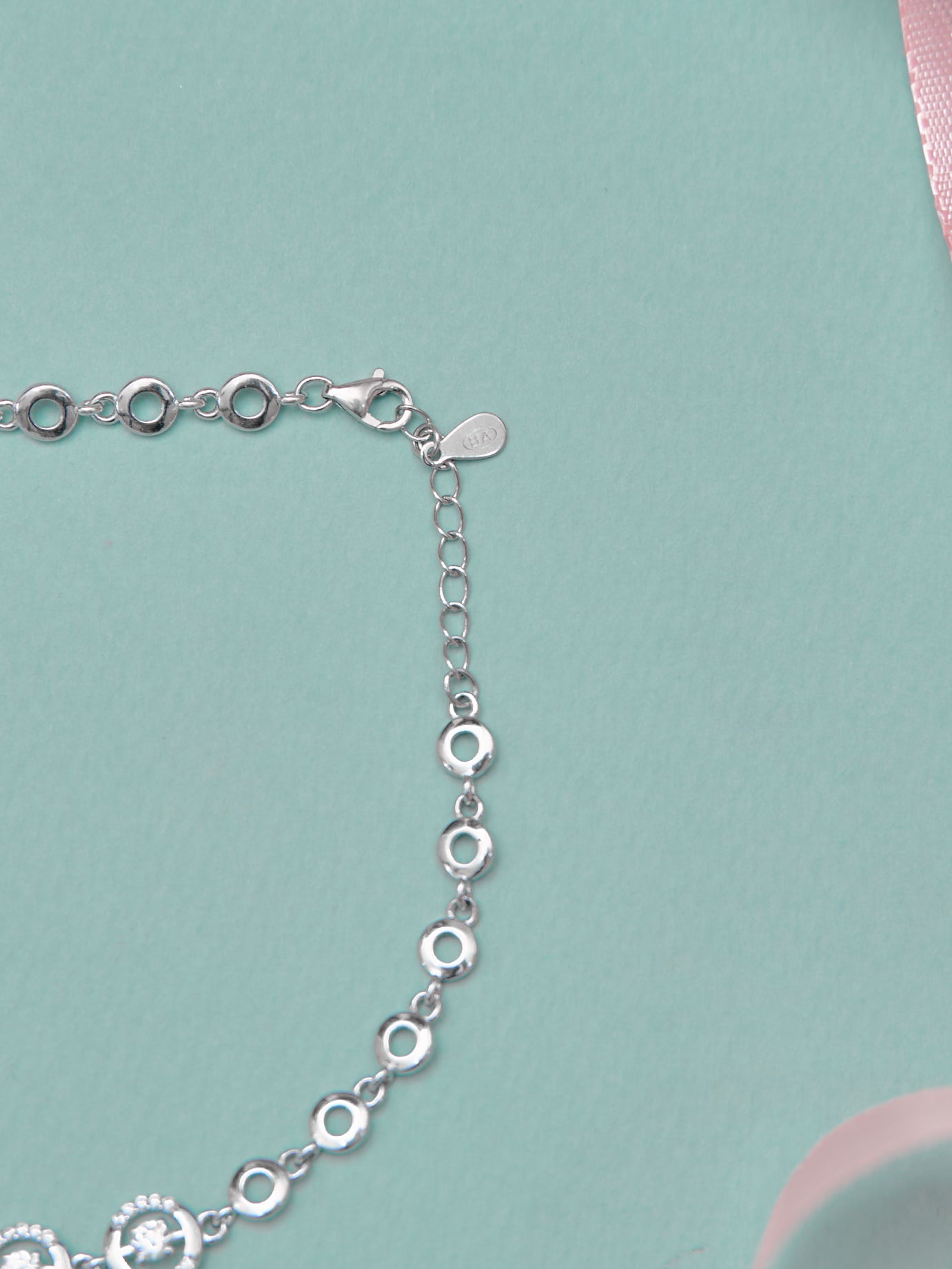 Elegant Crystal Charm Anklet