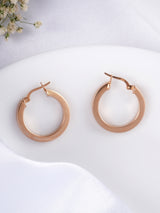 Rose Gold Hoop Earrings