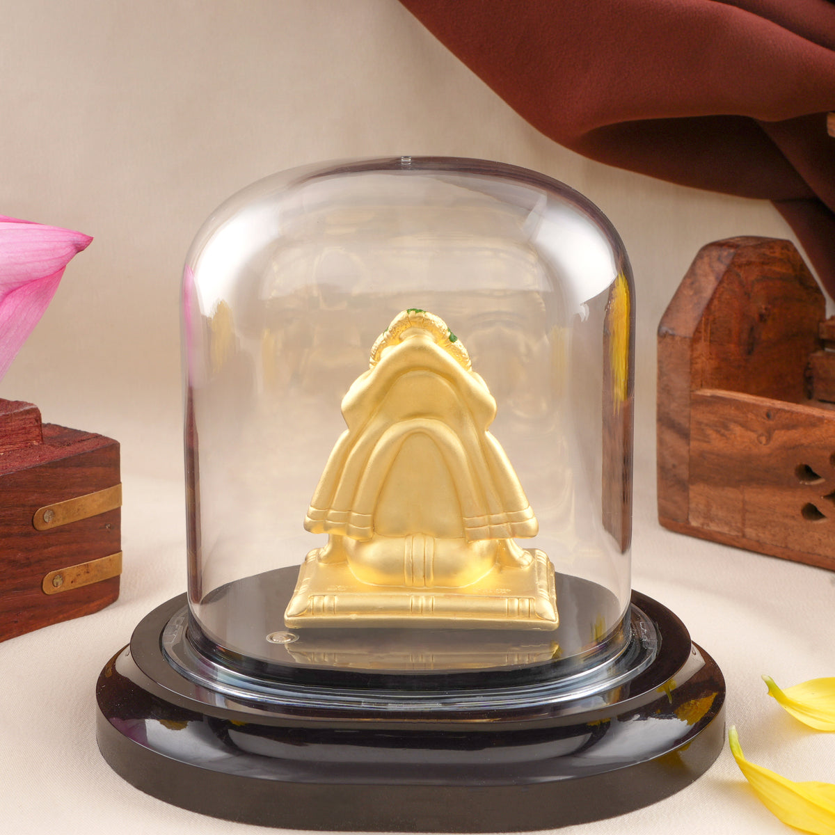 Blessed Golden Ganesha Idol