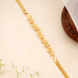 Floral Design Gold Plated Bracelet