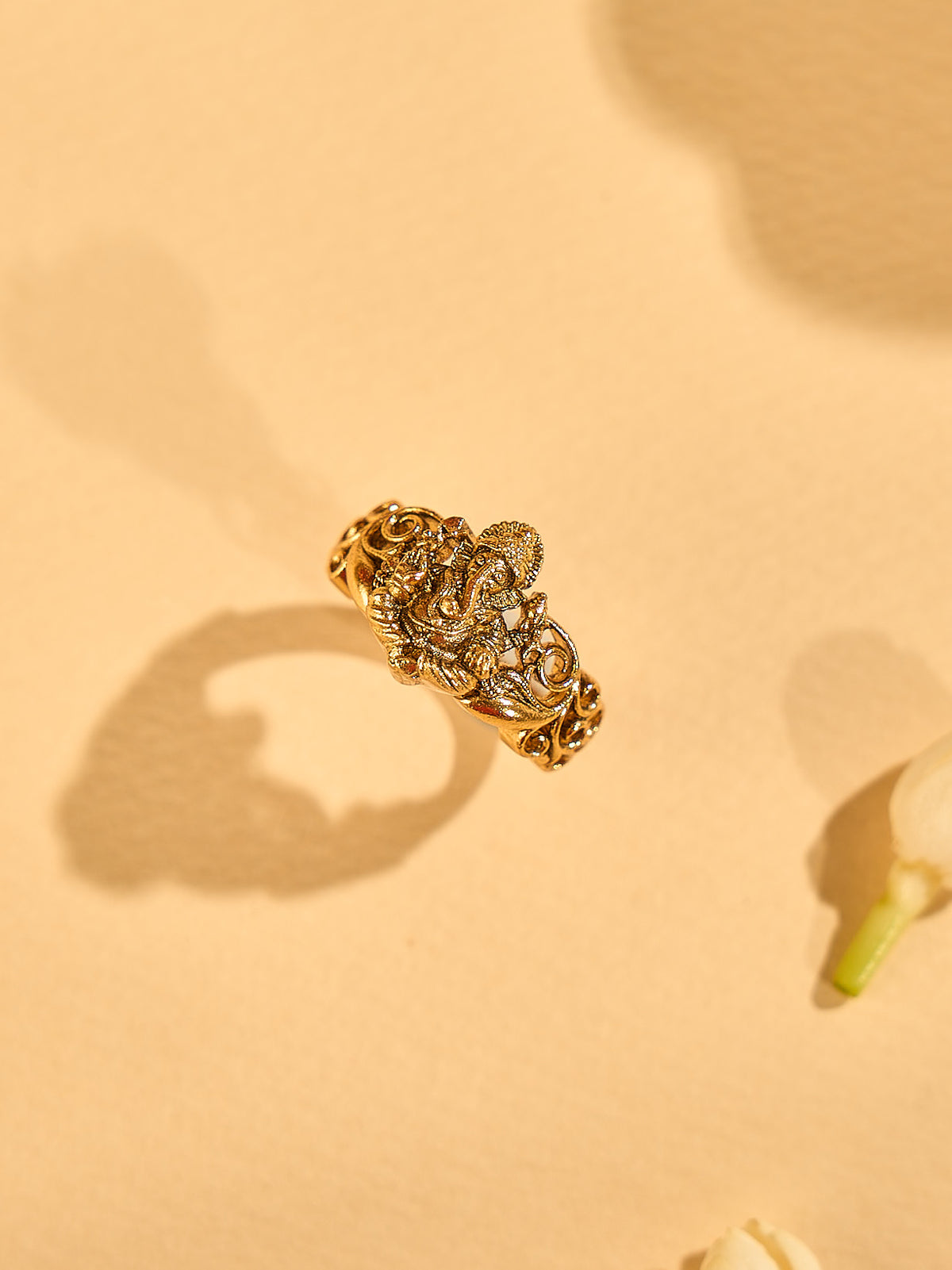 Divine Bloom Vinayaka Ring