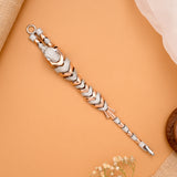 Royal Panther Silver Rose Gold Bracelet