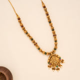Classic Antique Lakshmi Temple Gold Plated Haram