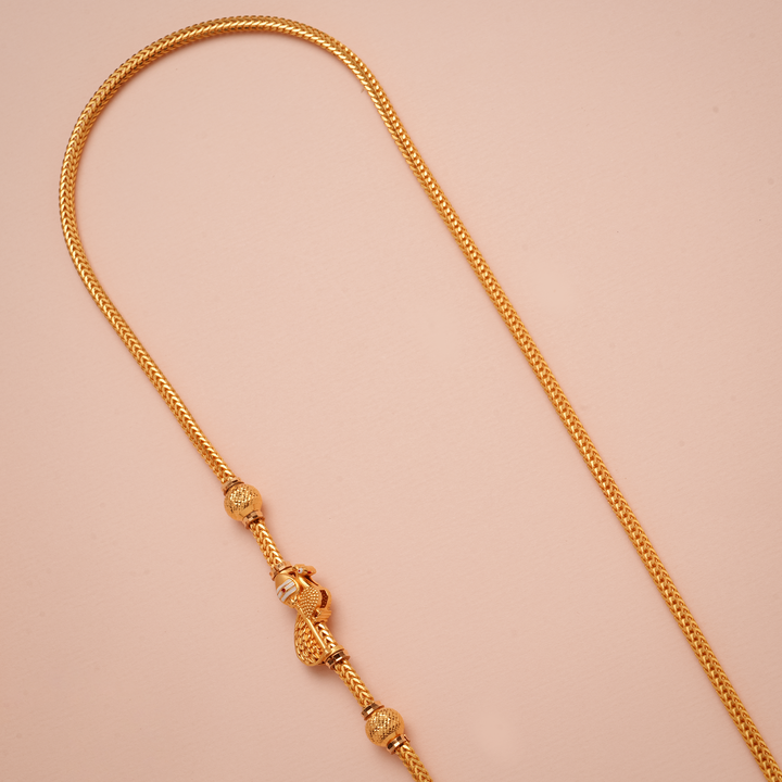 Devotional Vel Mayil Gold Mugappu Chain