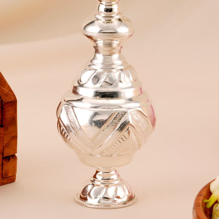 Designed Silver Rose Water Sprinkler