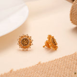 Divine Lakshmi Golden Temple Stud