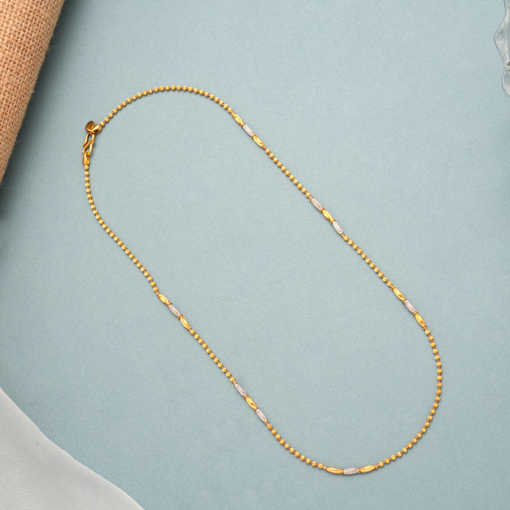 Winged Heart with Gold Pendant Chain