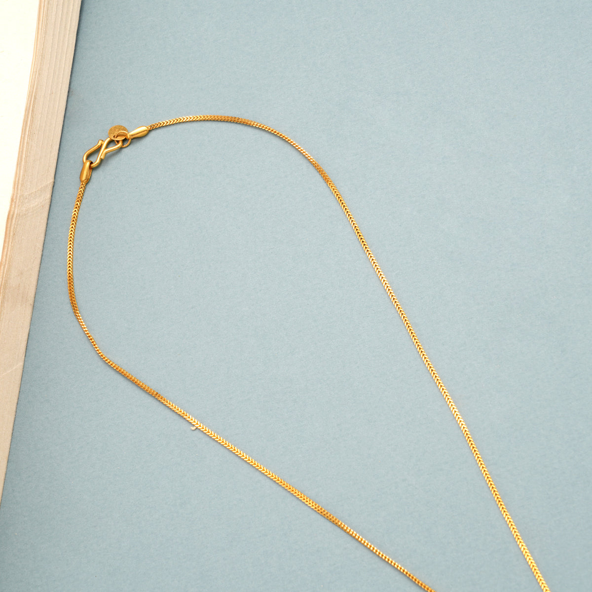 Tiny Beads with Gold Drops Necklace