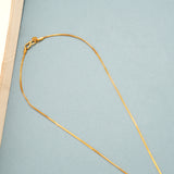 Tiny Beads with Gold Drops Necklace
