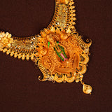 Temple Inspired Meenakshi Amman Gold Haram
