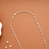 Intricate Textured Silver Women’s Chain