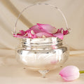 Floral Design Silver Poo Koodai