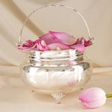 Floral Design Silver Poo Koodai
