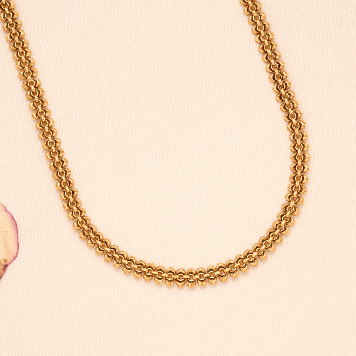 Divine Gaja Lakshmi Golden Mugappu Chain