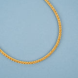 Traditional Gold Twisted Braided Chain