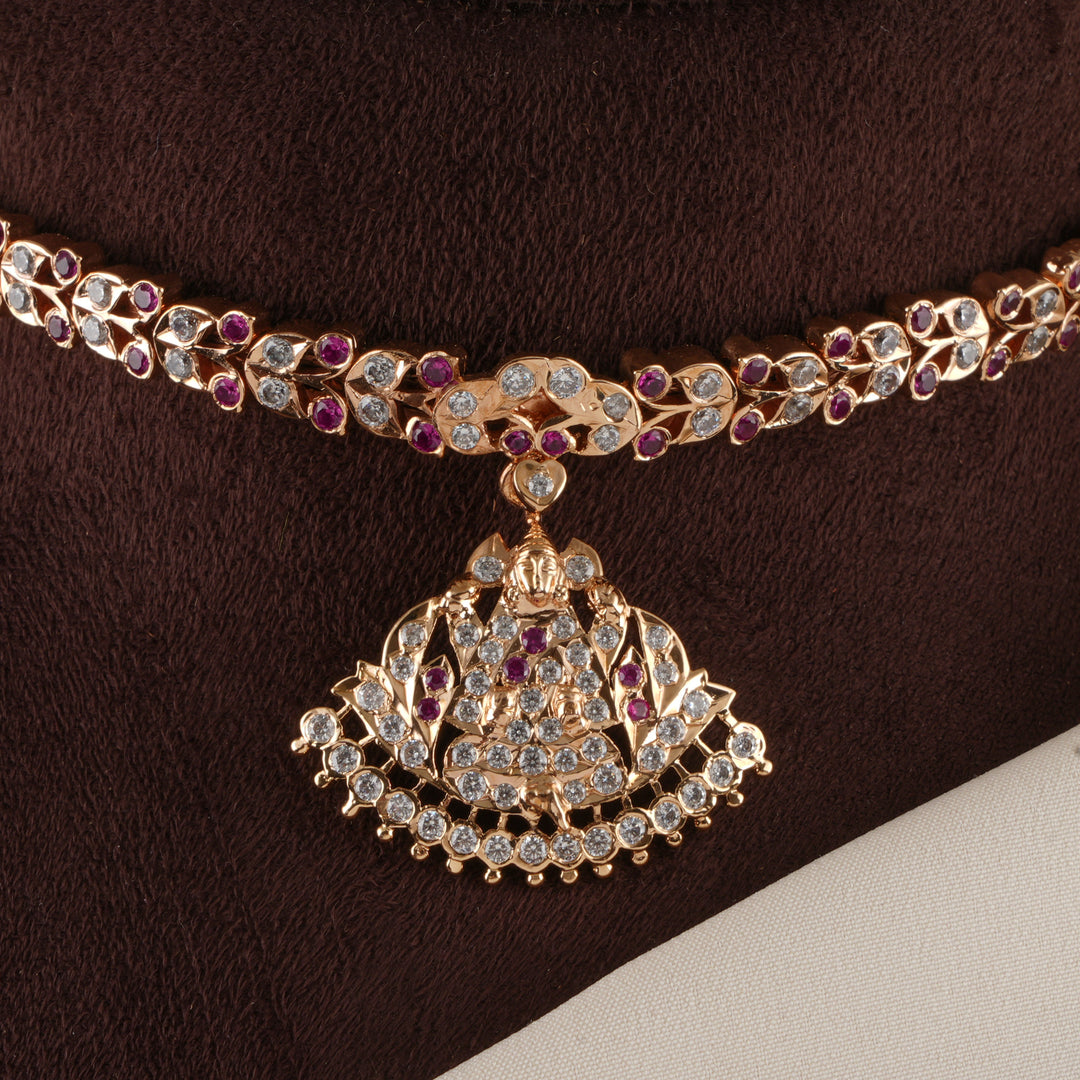 Leaf Shape Ruby Pendant Attikai