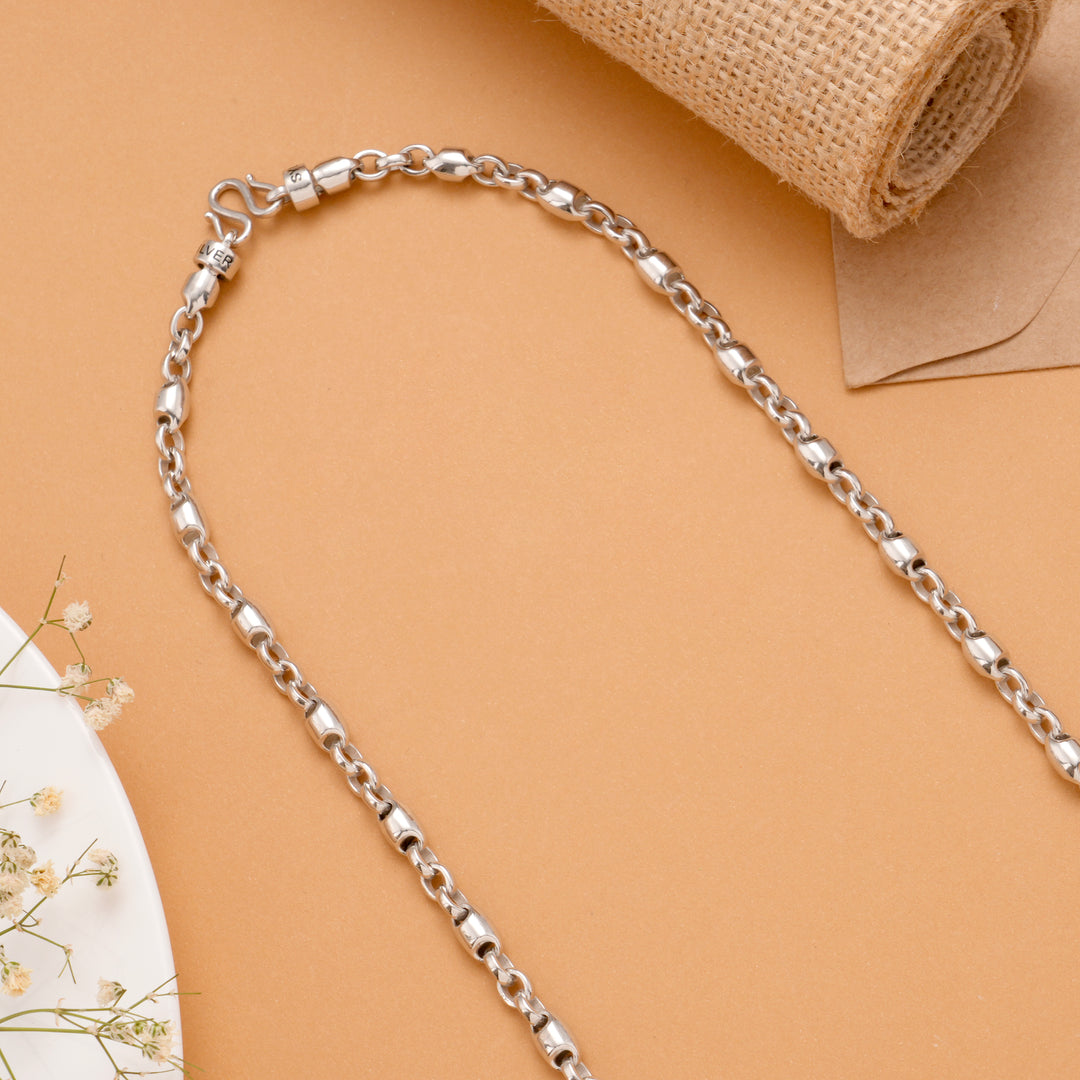 Stylish Masculine Silver Men's Chain