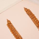 Antique Layer Lakshmi Devi Gold Haram