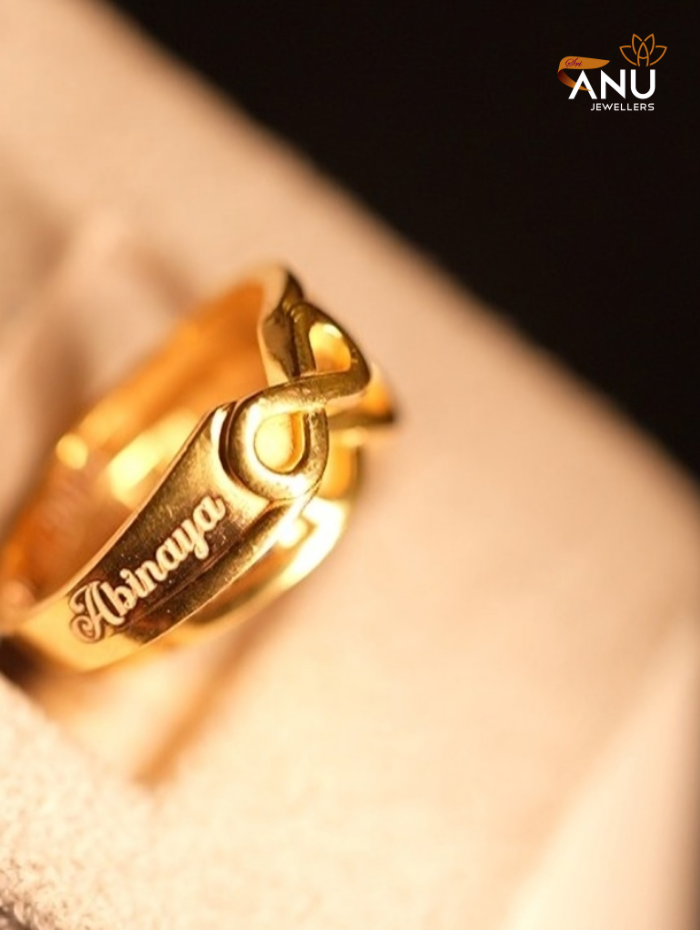 Timeless Name & Date Infinity Ring