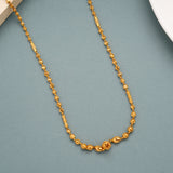 Modern Gold Beaded Designer Style Chain
