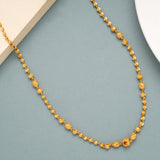 Sleek Gold Ball Pattern Chain