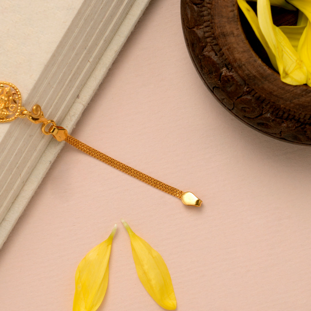 Traditional Lakshmi Gold Casting Bracelet