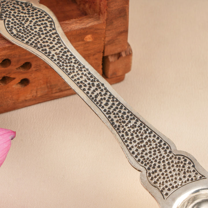 Antique Silver Panchapatra Set