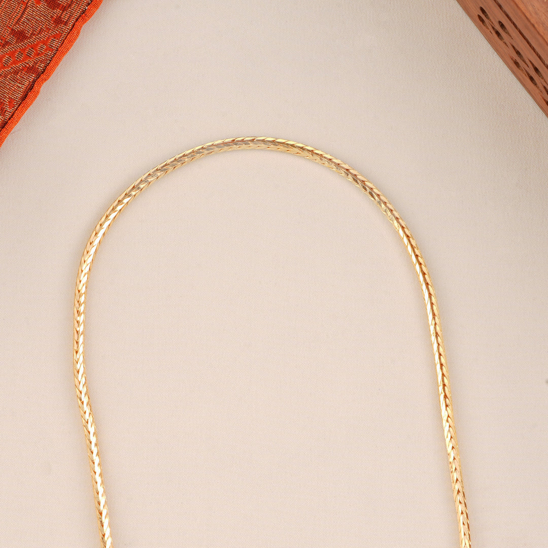 Timeless Round Beads Mugappu Chain