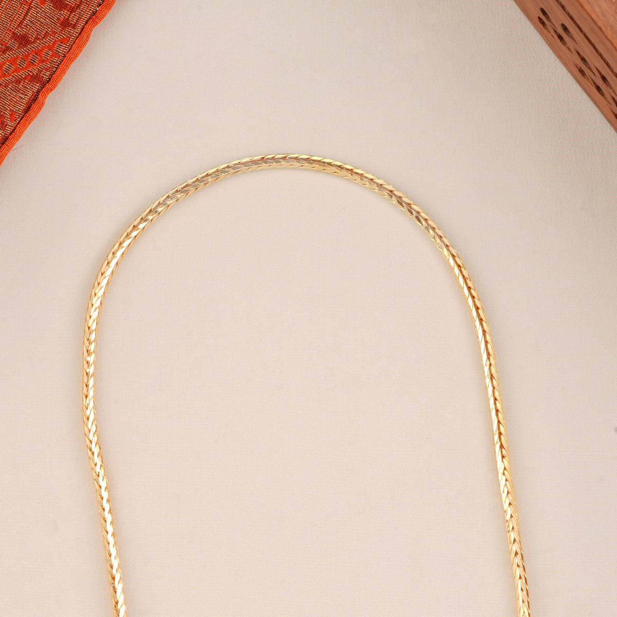 Timeless Round Beads Mugappu Chain