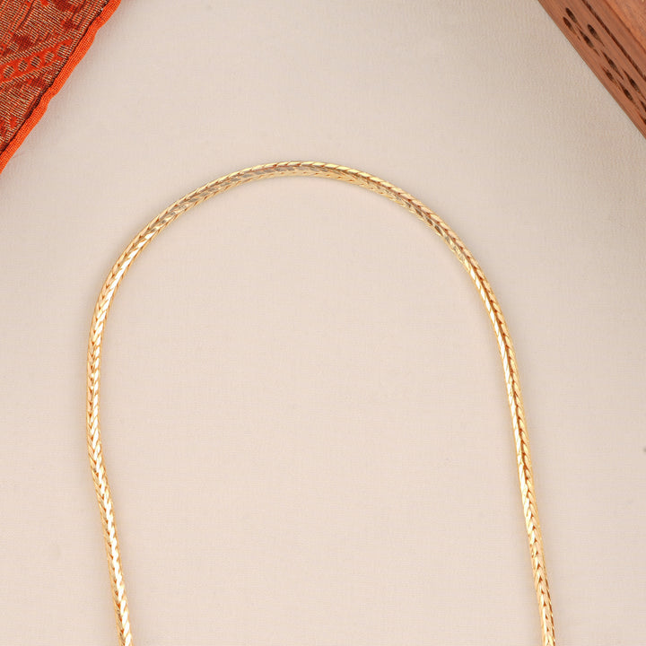 Timeless Round Beads Mugappu Chain