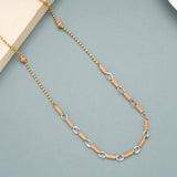 Classic Oval Link Pattern Gold Ball Chain