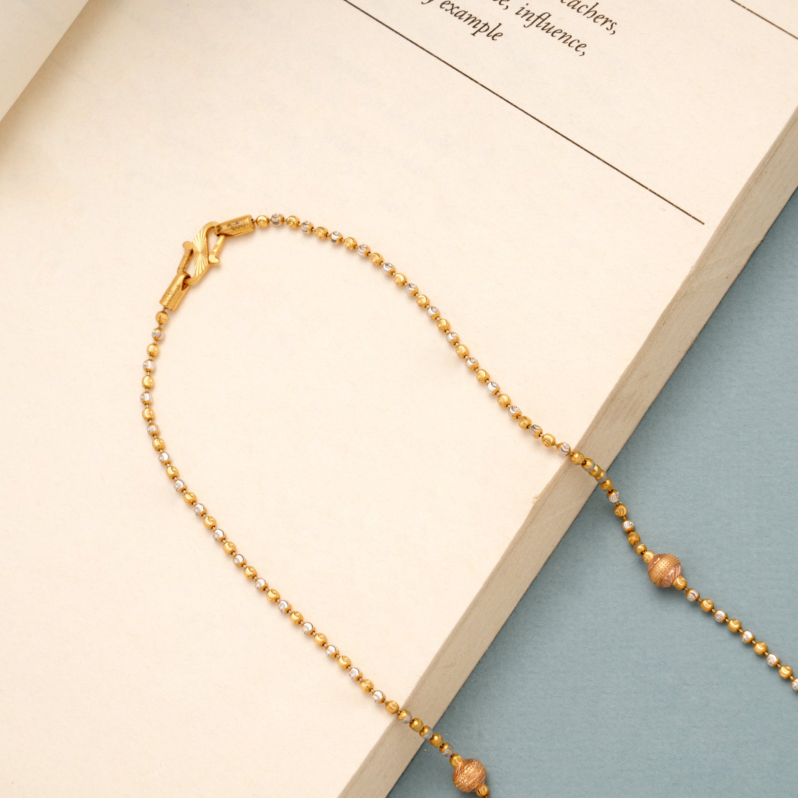 Elite Gold Balls Mala Pattern Chain