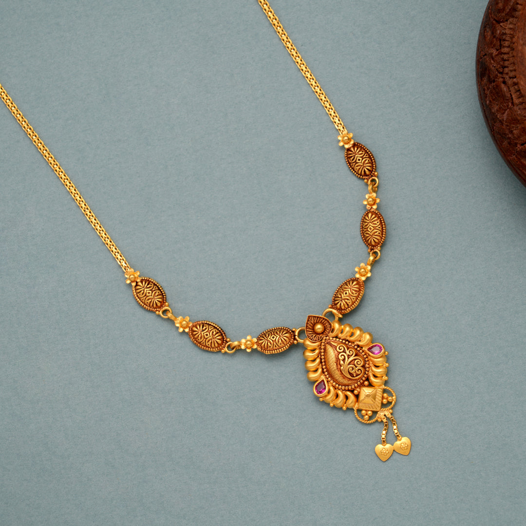 Modern Italian Gold Necklace Design