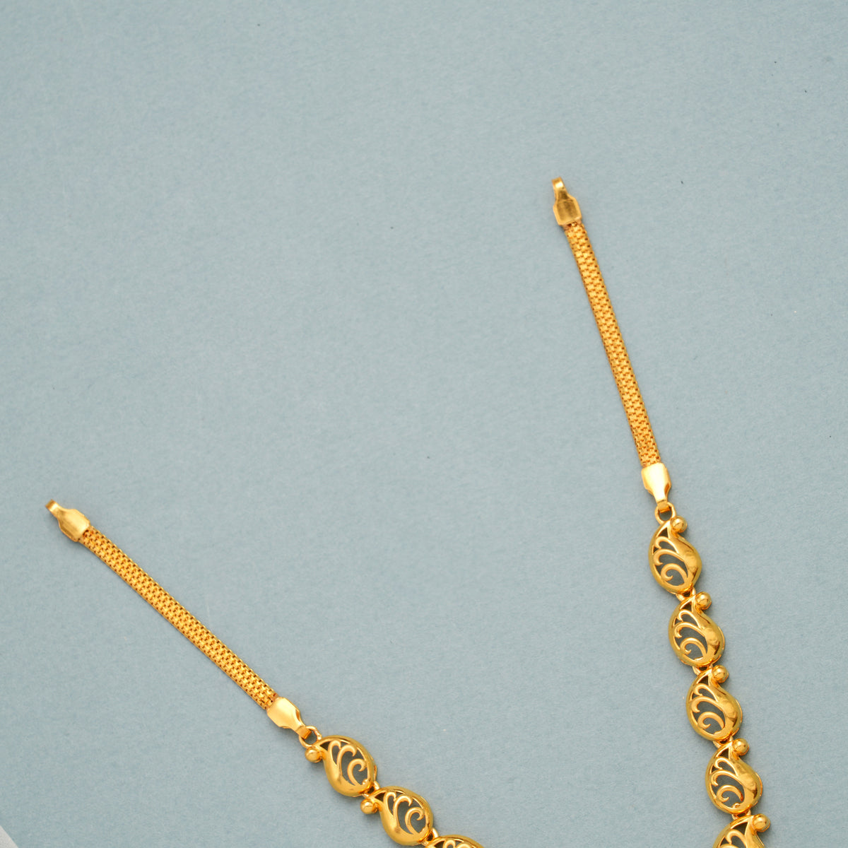 Heritage Mango Design with Lakshmi Gold Necklace