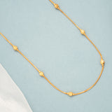 Ethnic Muliti Ball Beads Gold Chain