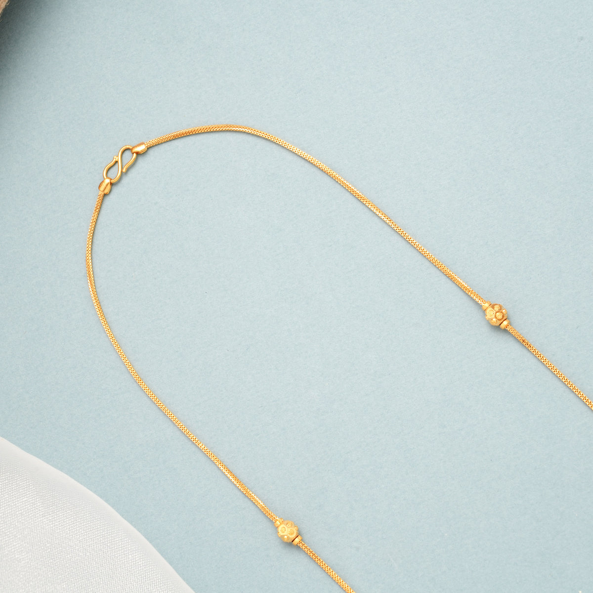 Ethnic Muliti Ball Beads Gold Chain