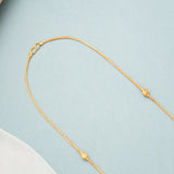 Ethnic Muliti Ball Beads Gold Chain