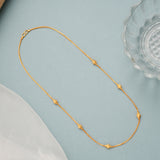 Ethnic Muliti Ball Beads Gold Chain