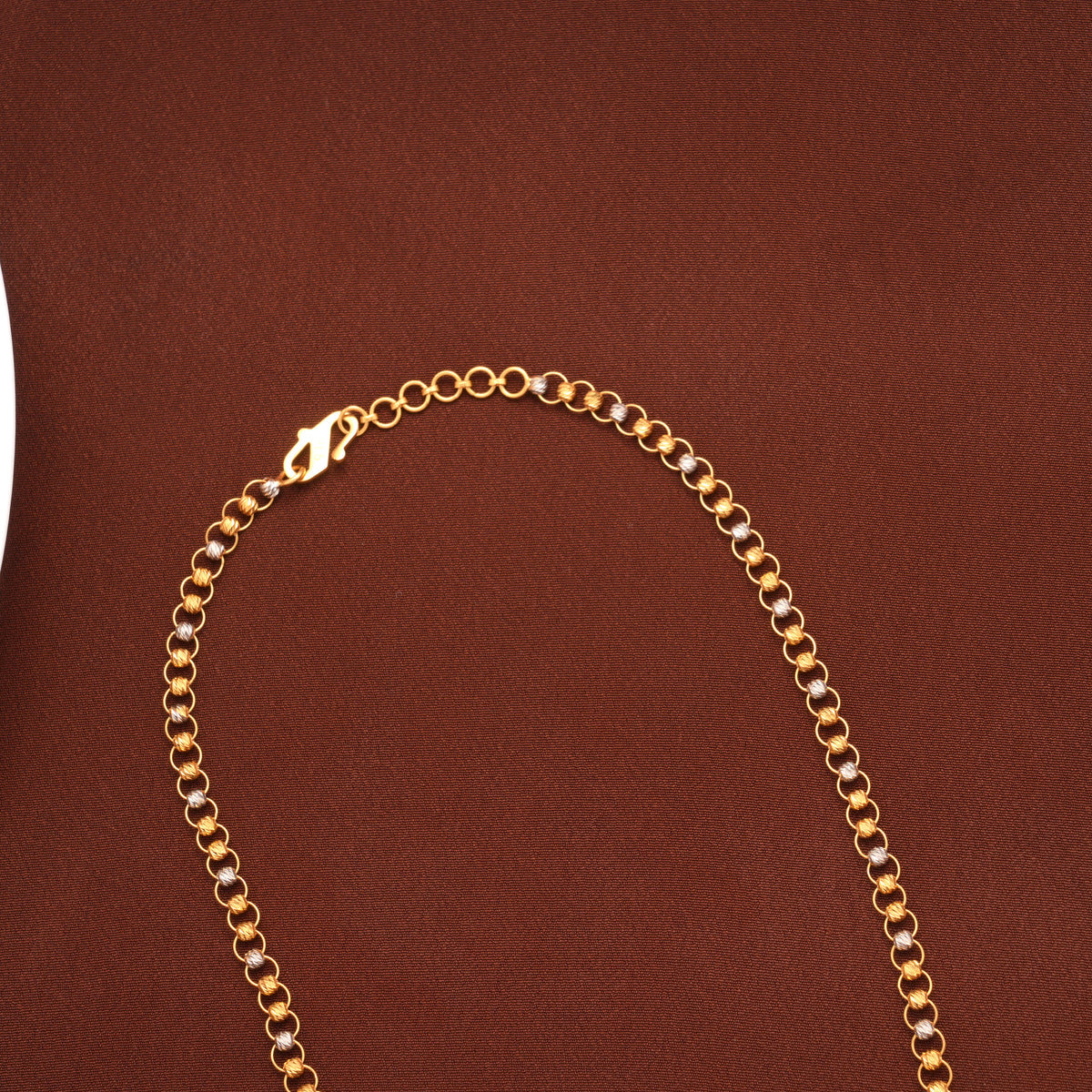 Dual shade Blossom Gold Necklace