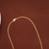 Dual shade Blossom Gold Necklace
