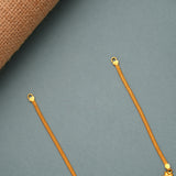 Fancy Pink Enamel Flower Gold Necklace